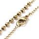 202 Stainless Steel Rosary Bead Necklaces(NJEW-D060-01B-G)-2