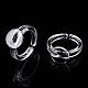 Transparent Acrylic Open Cuff Ring Components(TACR-ZX018-10A)-1