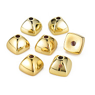 UV Plating Acrylic Beads, Cone, Gold, 15.5x15.5x11.5mm, Hole: 3.5mm(PACR-T005-25)
