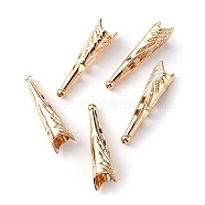 Alloy Cord End, End Caps, for Tassel Pendant Decoration Makings, Light Gold, 37.5x10.5x9.5mm(FIND-WH0046-90B)