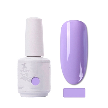 15ml Special Nail Gel, for Nail Art Stamping Print, Varnish Manicure Starter Kit, Lilac, Bottle: 34x80mm