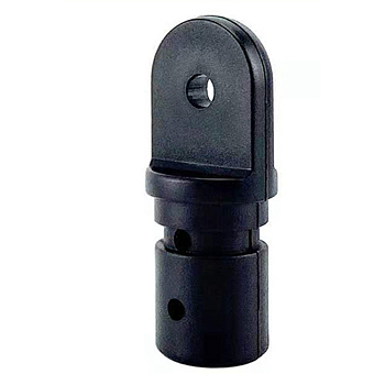 Nylon Cap Eye End, Boat Bimini Fittings Top Cover, Black, 62.5x21mm