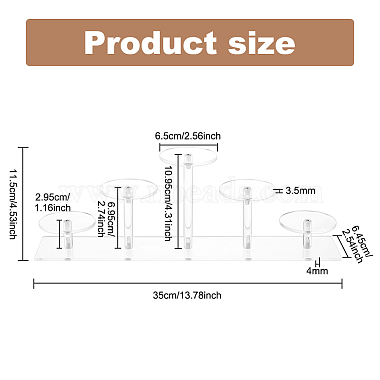 5-Tier Acrylic Action Figures Organizer Display Risers(ODIS-WH0002-65)-2