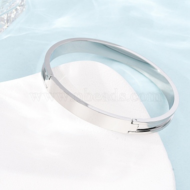 304 ステンレススチール製溝付きバングルベース(SA-CBACA70-04P)-3