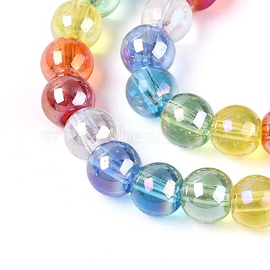 Electroplate Glass Beads Strands(EGLA-N019-6mm-05)-3