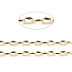 3.28 Feet Handmade Golden Brass Enamel Link Chains(X-CHC-M021-66B-06)-2