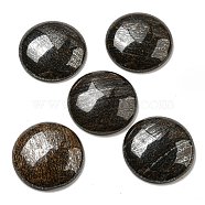 Natural Bronzite Cabochons, Flat Round, 30x7~8.5mm(G-C115-02B-25)