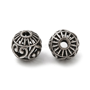 925 Sterling Silver Beads(STER-M113-19AS)-2