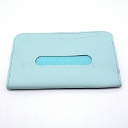 Imitation Leather Car Tissue Bag, Rectangle, Pale Turquoise, 233x151x13.5mm(AJEW-WH0140-05B)