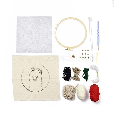 Punch Embroidery Starter Kit(DIY-E039-06)-2