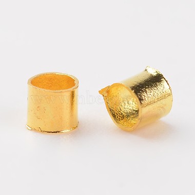 Brass Crimp Beads(E003-G)-2