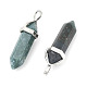 Natural Indian Agate Double Terminated Pointed Pendants(G-F295-04L)-2