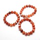 Natural Striped Agate/Banded Agate Stretchy Bracelets(BJEW-G428-6mm-06)-1