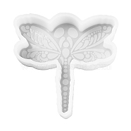 Candles Silicone Molds, Epoxy Resin Candle Making, Dragonfly, 98x98x26mm(SIL-B076-05D)