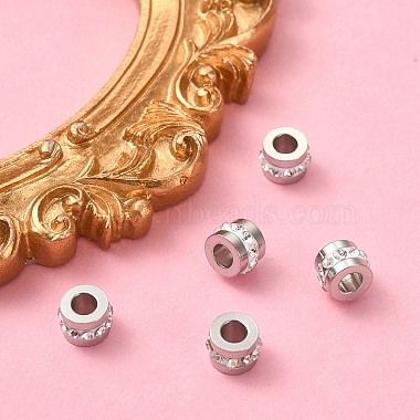 201 Stainless Steel Rhinestone Beads(RB-YW0001-11A)-2