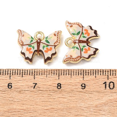 両面プリントの合金ペンダント(FIND-D038-09G)-2