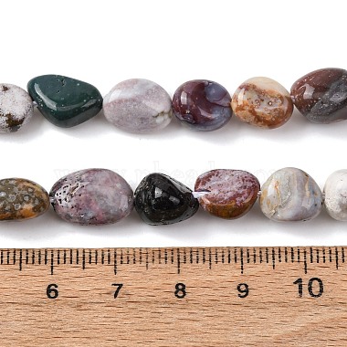 Natural Ocean Jasper Beads Strands(G-E483-39B)-3