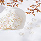 50pcs 4-hole shell buttons(BUTT-LP0001-02)-3