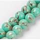 Sea Shell and Synthetic Turquoise Assembled Beads Strands(G-G758-07-12mm)-1