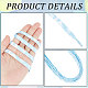 3 Pairs 3 Style Tie-Dye Style Flat Smooth Polyester Shoelaces(FIND-GF0004-70C)-6