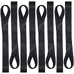 Nylon Luggage Straps, Black, 305x25x3mm(DIY-WH20007-396E)
