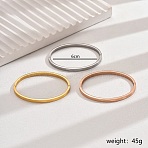 3Pcs 3 Colors 201 Stainless Steel Hinged Bracelet Set for Women, Elegant Wave Design, Mixed Color, Inner Diameter: 2-3/8 inch(6cm)(QH5076)