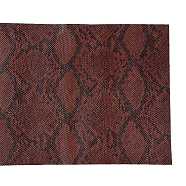 Snakeskin Pattern PU Leather Fabric, for DIY Crafts, Coconut Brown, 136x21.4x0.1cm(DIY-XCP0002-54C)