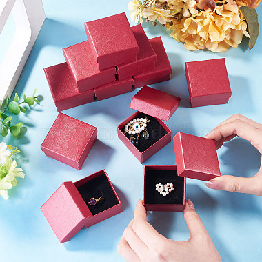 Shell Textured Paper Jewelry Ring Storage Gift Boxes(CON-TAC0014-15A)-7