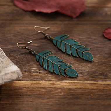 Bohemian Alloy Dangle Earrings(WGA91CB-01)-4