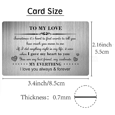 Rectangle 201 Stainless Steel Custom Blank Thermal Transfer Wallet Card(DIY-WH0252-020)-2