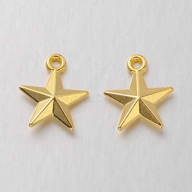 Golden Star Alloy Charms
