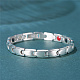 SHEGRACE Stainless Steel Panther Chain Watch Band Bracelets(JB671A)-6