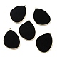 pendentifs en onyx noir naturel (teints et chauffés)(G-K347-02G-06)-1
