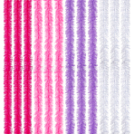 12Pcs 4 Colors Polyester Turkey Feather Strips, with 304 Stainless Steel Wire, Mixed Color, 1500x95mm, 3pcs/color(DIY-MA0007-23)