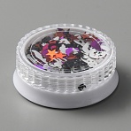 Halloween Plastic Shiny Nail Art Glitter, Manicure Sequins, DIY Nail Art Decoration, Mixed Shapes, 3~9.5x3~7.5x0.01mm(MRMJ-WH0070-58A)