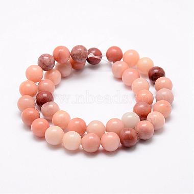 Chapelets de perles en aventurine rose naturel(G-P257-05-8mm)-2