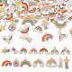 56pcs 14 styles Alloy Enamel Pendants(ENAM-AR0001-67)-1