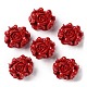 Carved Synthetic Coral Dyed Pendants(CORA-R021-05A-01)-1