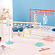 AHADERMAKER 4 Sets 4 Style Plastic Doll Clothes Drying Laundry Rack Set(DIY-GA0004-44)-4