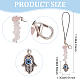 Gemstone Chips Cell Phone Strap Charm(HJEW-PH01853)-2