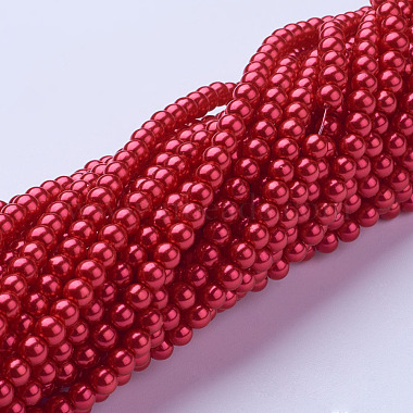 Glass Pearl Beads Strands(X-HY-4D-B70)-3