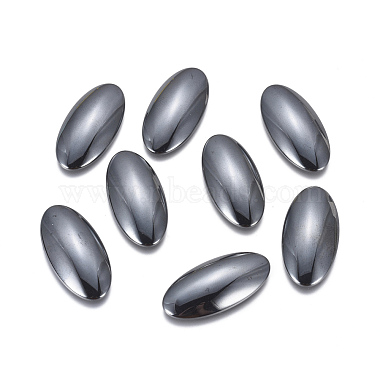 30mm Oval Non-magnetic Hematite Cabochons