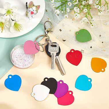 30Pcs 10 Colors Aluminum Blank Pendants(ALUM-FH0001-07)-5