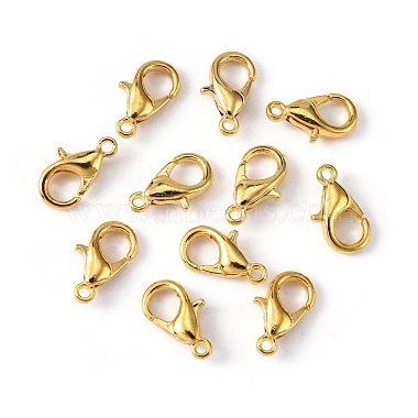 Zinc Alloy Lobster Claw Clasps(E103-G)-2