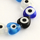 Heart Handmade Evil Eye Lampwork Beads Strands(X-LAMP-R116-01)-1