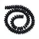 Synthetic Black Stone Beads Spacer Strands(G-R359-4x8-02)-2