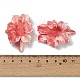perles sculpt&eacute;es en corail synth&eacute;tique(BSHE-P034-02A)-3