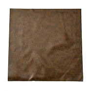 PVC Leather Fabric, Leather Repair Patch, for Sofas, Couch, Furniture, Drivers Seat, Rectangle, Coffee, 30x30cm(DIY-WH0199-69-04)