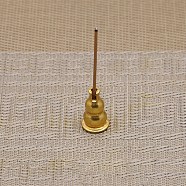 Gourd Alloy Incense Burners Holder, Buddhism Aromatherapy Furnace Home Decor, Golden, 13.5x22mm(INBU-PW0002-02J-02)