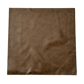 PVC Leather Fabric, Leather Repair Patch, for Sofas, Couch, Furniture, Drivers Seat, Rectangle, Coffee, 30x30cm